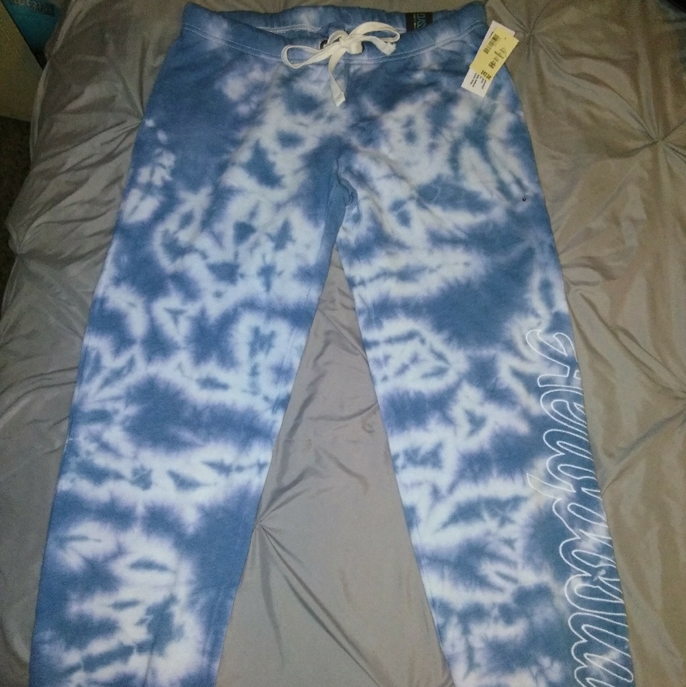 Blue & white pants